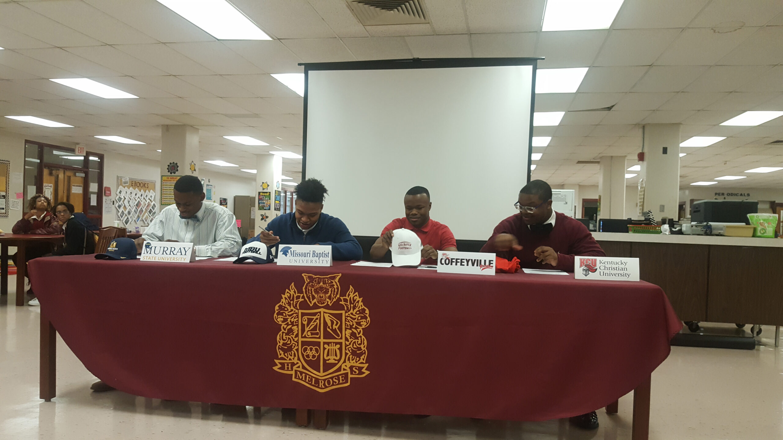 MELROSE HIGH SCHOOL FOOTBAL SIGINING DAY
